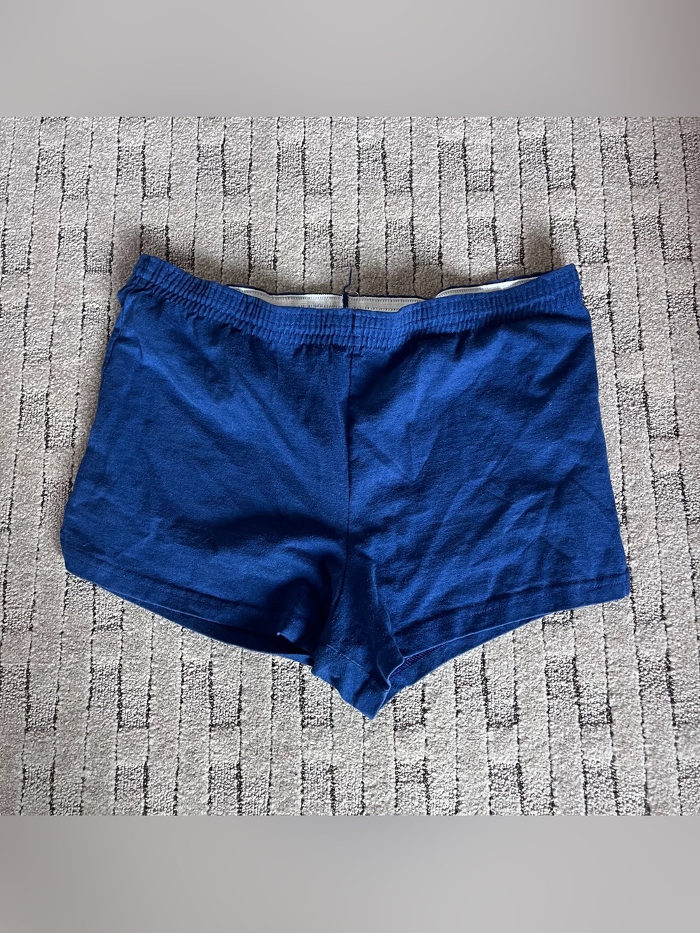 Soffe Classic Shorts Stretch Elastic Waist Cheer Lounge Royal Blue Size S